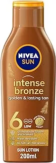 NIVEA SUN Tanning Lotion, Carotenne, Vitamine E, SPF 6, 200ml