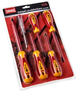 Beorol Vde Insulated Screwdriver Set Of 6 With Tester F-5013024