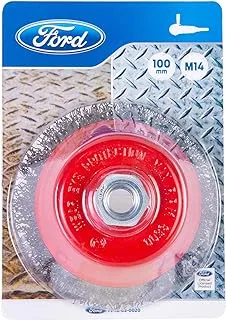 Ford Tools M14 Cup Brush Wave Steel Wire, 100 mm, Fpta-02-0020