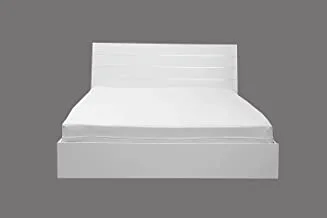 Interhome Mattress Encasement (Mattress Cover) 1Pc Water Proof Zipper Lock King Size 180 X 200 + 30 Cm, White