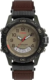 Timex Mens Quartz Watch, Analog Display And Textile Strap - T45181 One Size