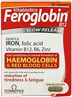 Vitabiotics Feroglobin B12, 30 Capsules