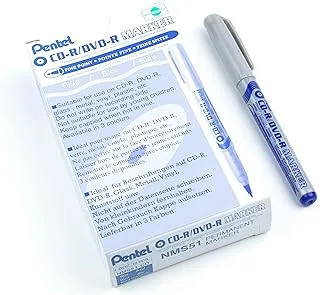 Pentel Permanent Marker Pen for CD or DVD - Blue