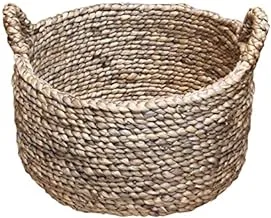 Dubai Garden Centre Plain Seagrass Round Basket, Extra Large