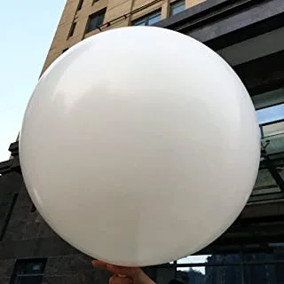 5Pcs Large White Balloons 36 Inch Big Round Jumbo Giant Latex For Wedding Birthday Baby Shower Decorations