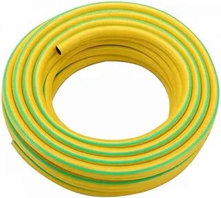 Euroflow Ibm Garden Hose Light Weight Durable Hose Pipe, Best Choice For Watering And Washing, Great For Industrial Or Domestic Use In Your Yard Or Garden 1/2 Inch 50 Meter, Yellow, 1/2-50M