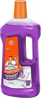 Mr. Muscle All Purpose Lavender Liquid Floor Cleaner, For Advanced Cleaning & Freshness, Kills 99.9% of Germs, 1L