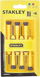 Stanley 0-66-052 Precision Screwdriver 6 Piece Set