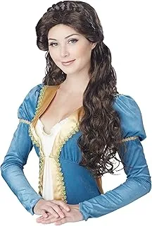 California Costumes Medival Female Beauty Wig, One Size, Brunette