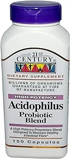 21st Century 21st Century, AcidophilUS, Probiotic Blend, 150 Capsules