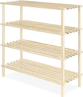 Whitmor 4-Tier Wooden Shelf