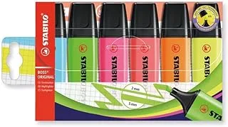 Stabilo Boss Original Highlighter (Pack of 6)