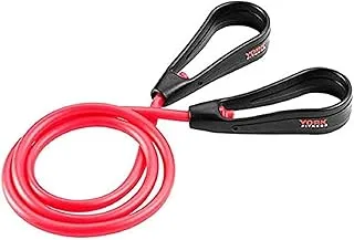 York Fitness Resistance Tube, Level 1, YORK-60235, Red