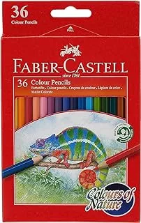 Faber-Castell Colours Of Nature Colour Pencils 36 In A Cardboard Box, Assorted, 114431