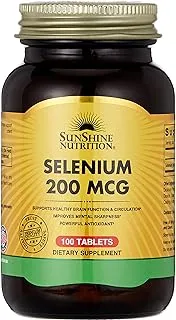 Sunshine Nutrition Selenium 200 Mcg Tabs 100'S