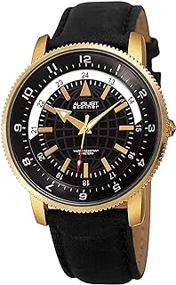 August Steiner Men's Quartz Watch, Analog Display And Leather Strap