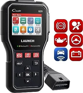 Launch Cr629 Scan Tool Abs Srs Obd2 Scanner Car Code Reader With Active Test, Oil/Sas/Bms Reset, Full Functions, Pc Printing Lifetime Free Update Diagnostic For Diyers