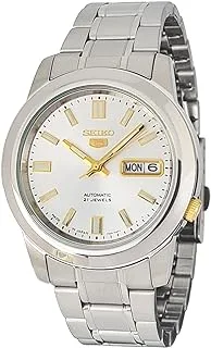 Seiko Men's Silver Stainless Steel Band Watch - SNKK09J1