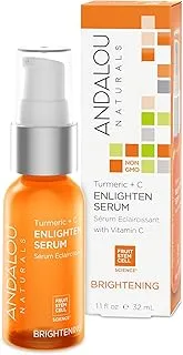 Andalou Turmeric + C Enlighten Serum, 32 ml