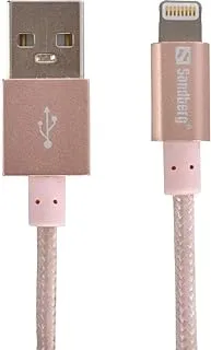 Sandberg 480-07 Excellence Lightning Cable, 1 m, Rose Gold