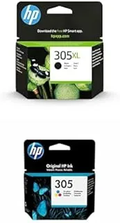 Hp Black Original Ink Cartridge + Tri-Color Original Ink Cartridge