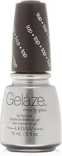 Gelaze Gel Top Coat And Base Nail Polish 14 Ml, Blue