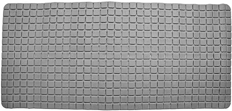 PVC NON SLIP BATH MAT 78X35CM - GREY