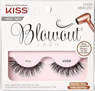 KISS Blowout Eye Lash KBWL03C ، بيكسي ، زوج واحد