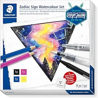 STAEDTLER 61 DJT1 Design Journey zodiac sign watercolour set