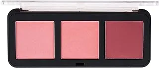 The Crème Shop Trio Powder Blush Palette. Dermatologically Tested Cheek Blushers In Pink, Peach, & Red Pigments. Made In Korea. -Cheekmate, Queen