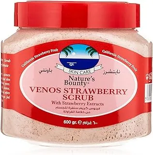 Nature's Bounty Strawberry Venos Face & Body Scrub, 600 ml