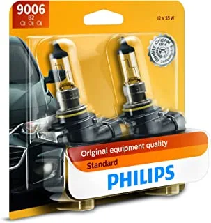 Philips Automotive Lighting 9006 Standard Halogen Replacement Headlight Bulb, 2 Pack (9006B2)