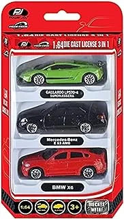 Power Joy Cars Diecast V.Vroom Licensed 3 In1 1:64 , 344050 , Assorted Colors