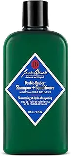 Jack Black Double-Header Shampoo + Conditioner, 16 Fl Oz (Pack of 1)