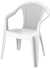 Cosmoplast Bamboo Chair, White