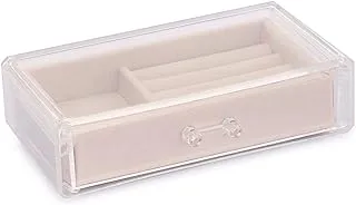 Cosmetic Organizer With Velvet Tray