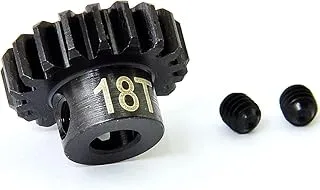 Hobao 89329 1/8 Motor Gear-18T-5Mm, Black