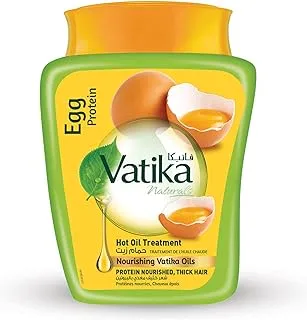 Vatika Naturals Hammam Zaith - Hot Oil Treatment | Infused With Egg Protein | Facilitates Thick Hair, Prevents Hair Fall & Prevents Hairfall- 1 kg