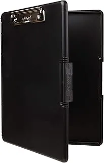 Dexas 3517-91 Slimcase 2 Storage Clipboard With Side Opening, Black