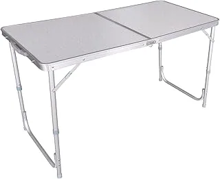 Procamp Aluminium Foldable Dining Table Mdf Top 6Ft Pro000055, Multi Colour, Large