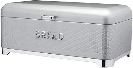 Kitchencraft Lovbbgry Lovello Shadow Grey, Bread Bin, 42X22X18Cm,Gift Tagged