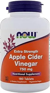 Now Foods Apple Cider Vinegar 750 Mg 180 Tablets