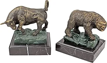 Design Toscano SP3345 The Bull and Bear of Wall Street Bookend Statues