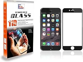 Ezuk 11d premium tempered glass screen protector for apple iphone 6/7/8 plus 5.5-inch [9h hardness, bubble-free, 3d full coverage] - black