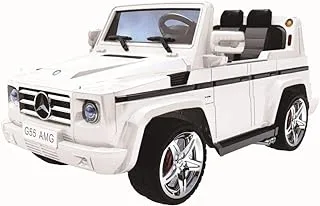 Mercedes G55 Licensed Remote Control Ride-on Car, White