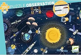 Djeco The Space Observation Puzzles 200-Pieces