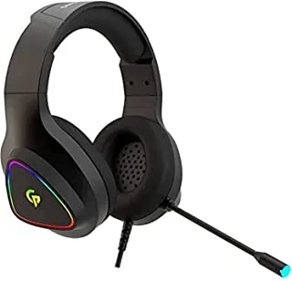 Porodo PDX414 E-Sports High Definition RGB Gaming Headphone - Black