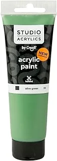 Creall Studio Acrylics Acrylic Paint Tube 120 ml, 59 Olive Green