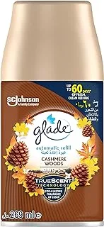 Glade Automatic Spray Refill Cashmere Woods Air Freshener, For Up To 60 Days Of Automatic Freshness, 269ml