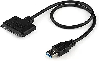 StarTech StarTech.com SATA to USB Cable - 3.0 2.5â€ III Hard Drive Adapter External Converter for SSD/HDD Data Transfer (USB3S2SAT3CB)